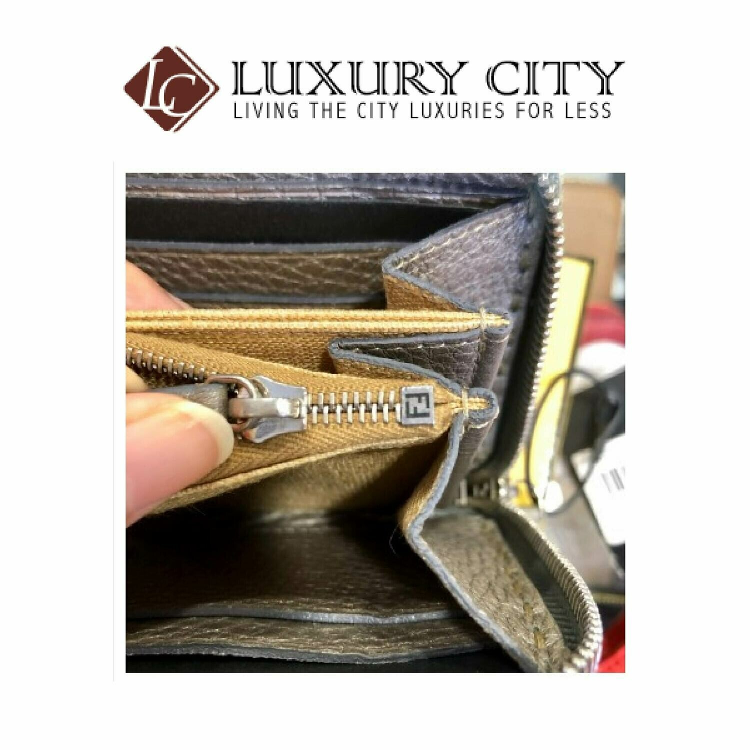 [Luxury City] Fendi Selleria Zip Around Wallet