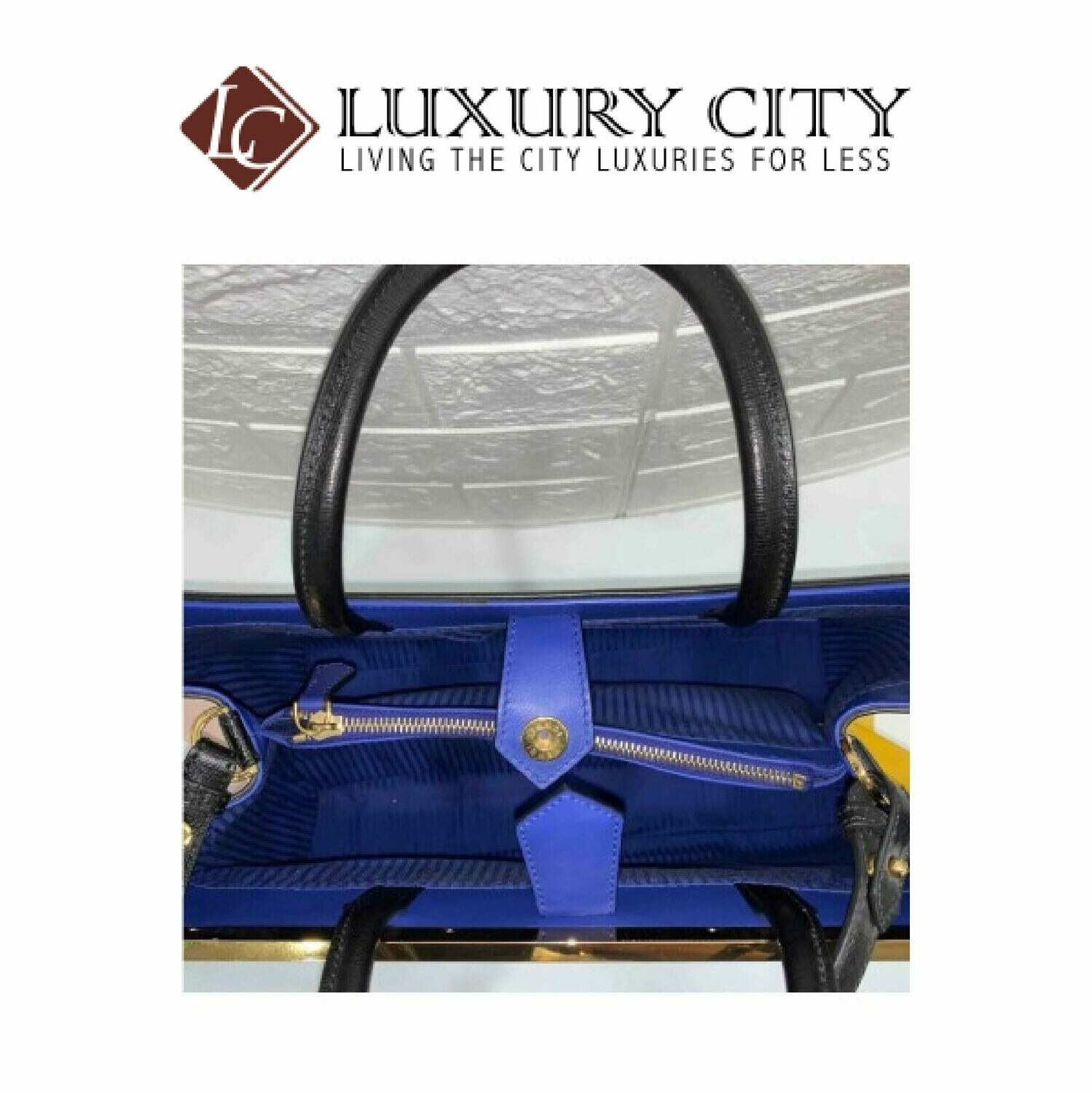 [Luxury City] Fendi Amarena Vitello Leather Medium 2Jours Elite Tote Bag Black Fendi-8BH250