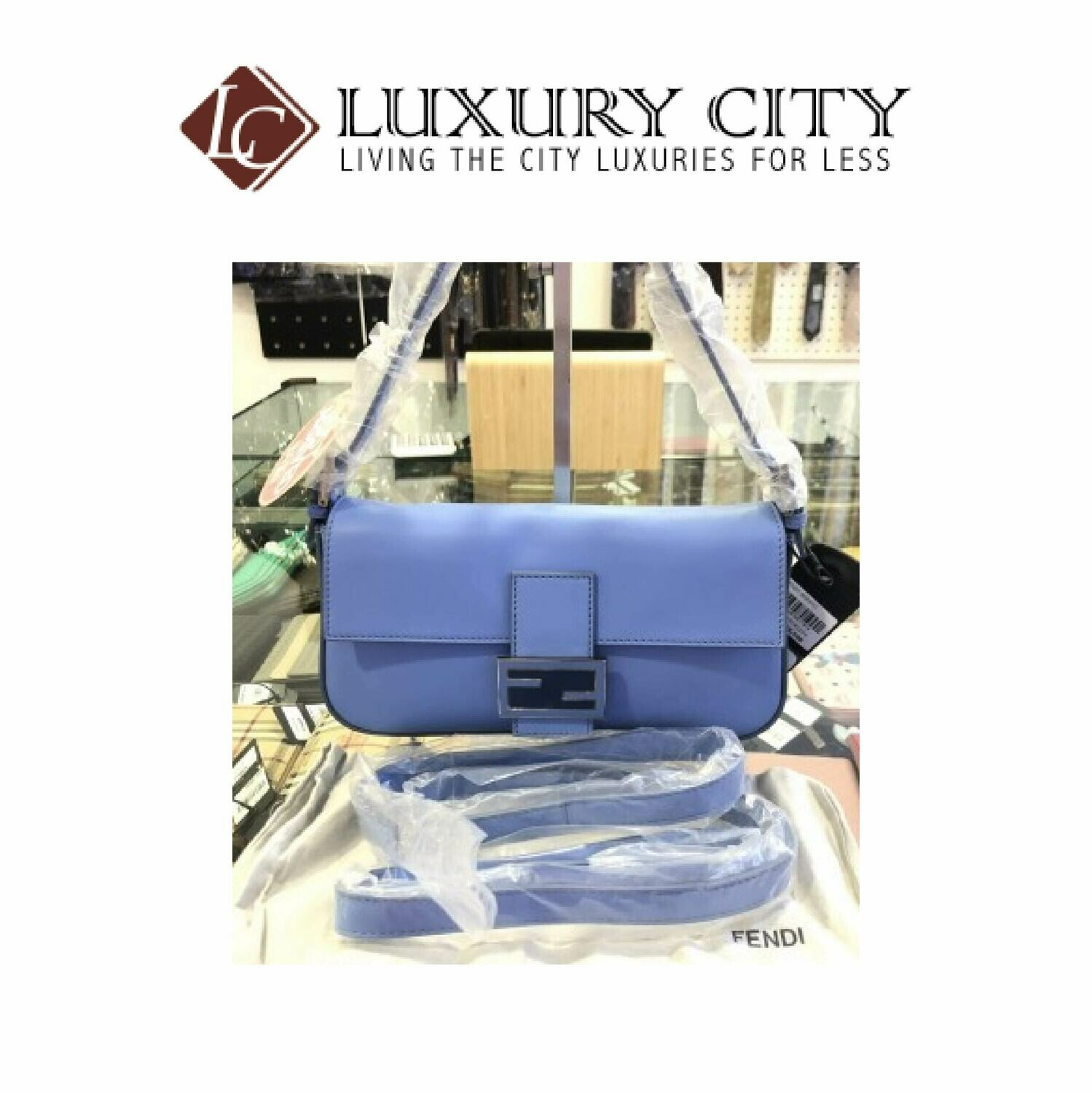 [Luxury City] Fendi Baguette Blue