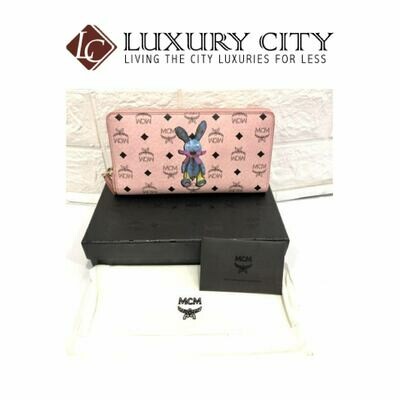 [Luxury City] MCM Rabbit Zip Around Wallet