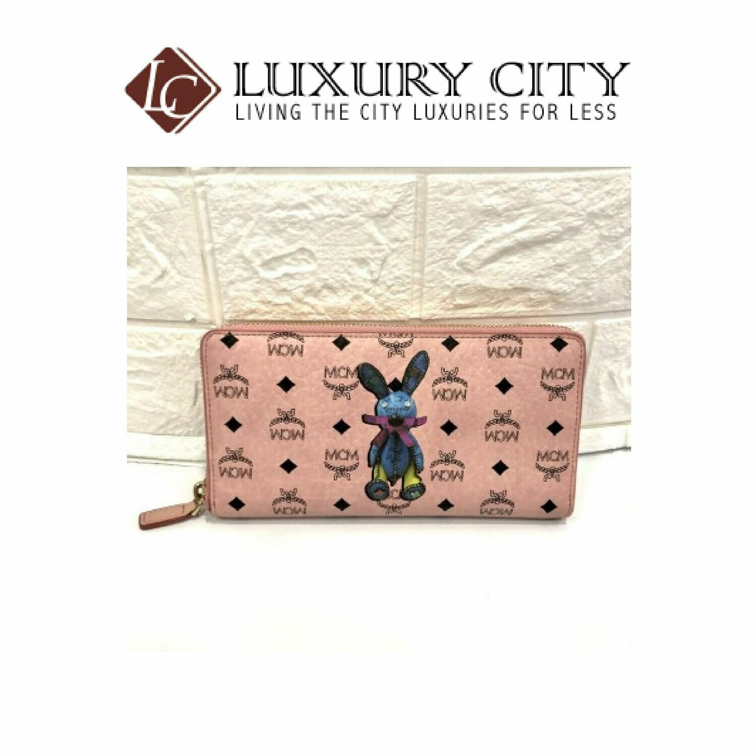 [Luxury City] MCM Rabbit Zip Around Wallet