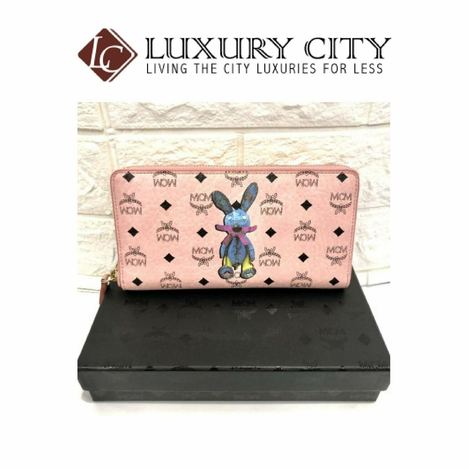 [Luxury City] MCM Rabbit Zip Around Wallet