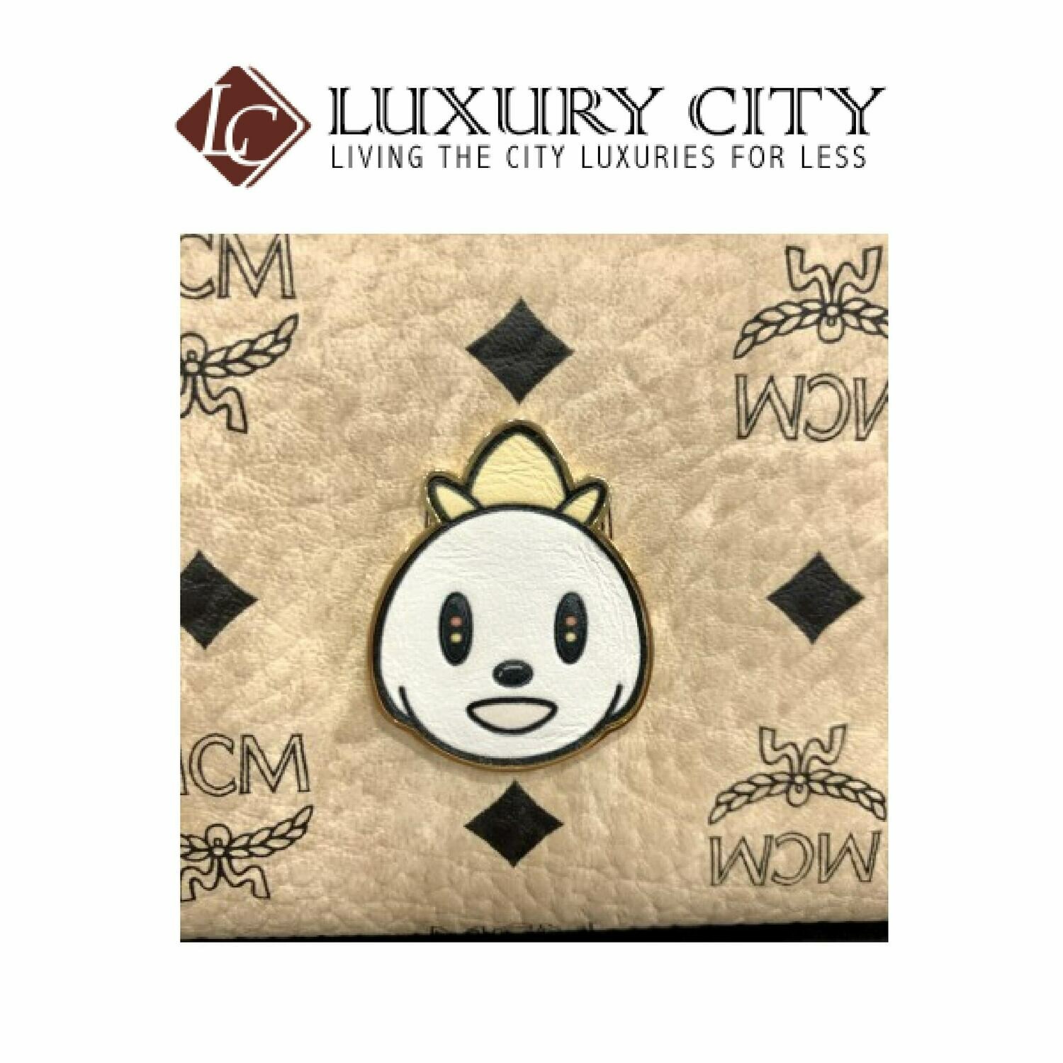 [Luxury City] MCM x Eddie Kang Zip Around Wallet in Visetos-MYL8SOC46IG