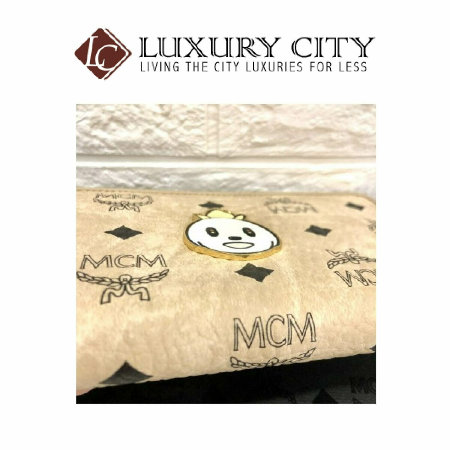 [Luxury City] MCM x Eddie Kang Zip Around Wallet in Visetos-MYL8SOC46IG