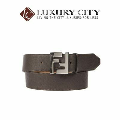 [Luxury City] Fendi Leather Belt Brown Fendi-7C0403