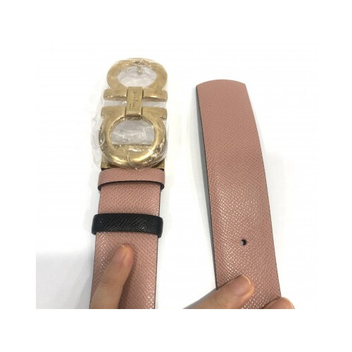 [Luxury City] Salvatore Ferragamo Brand New Ferragamo Double Sided Gancini Buckle Belt