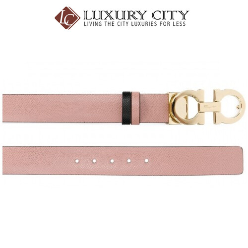 [Luxury City] Salvatore Ferragamo Brand New Ferragamo Double Sided Gancini Buckle Belt
