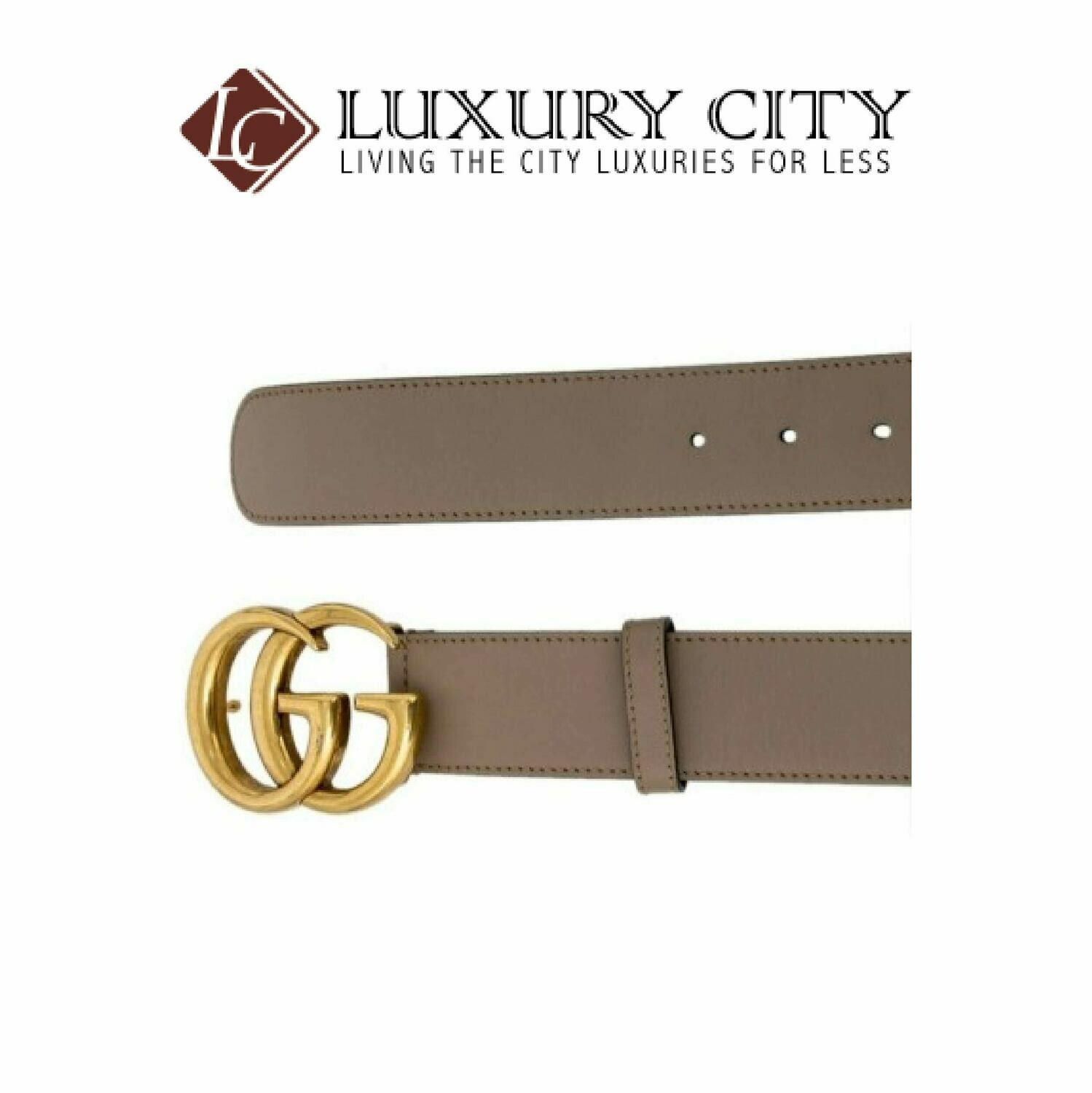 [Luxury City] Gucci GG Leather Belt