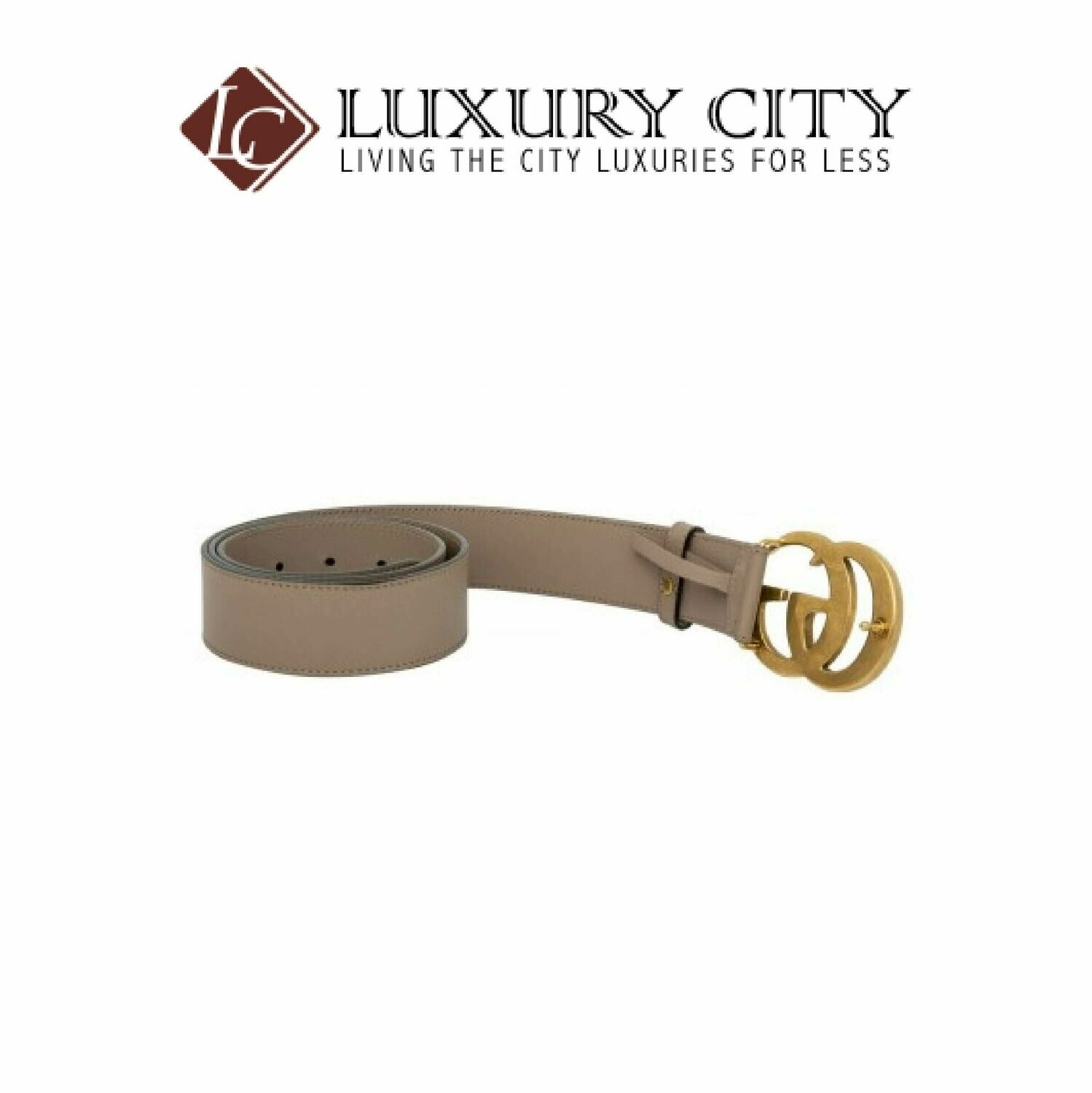 [Luxury City] Gucci GG Leather Belt