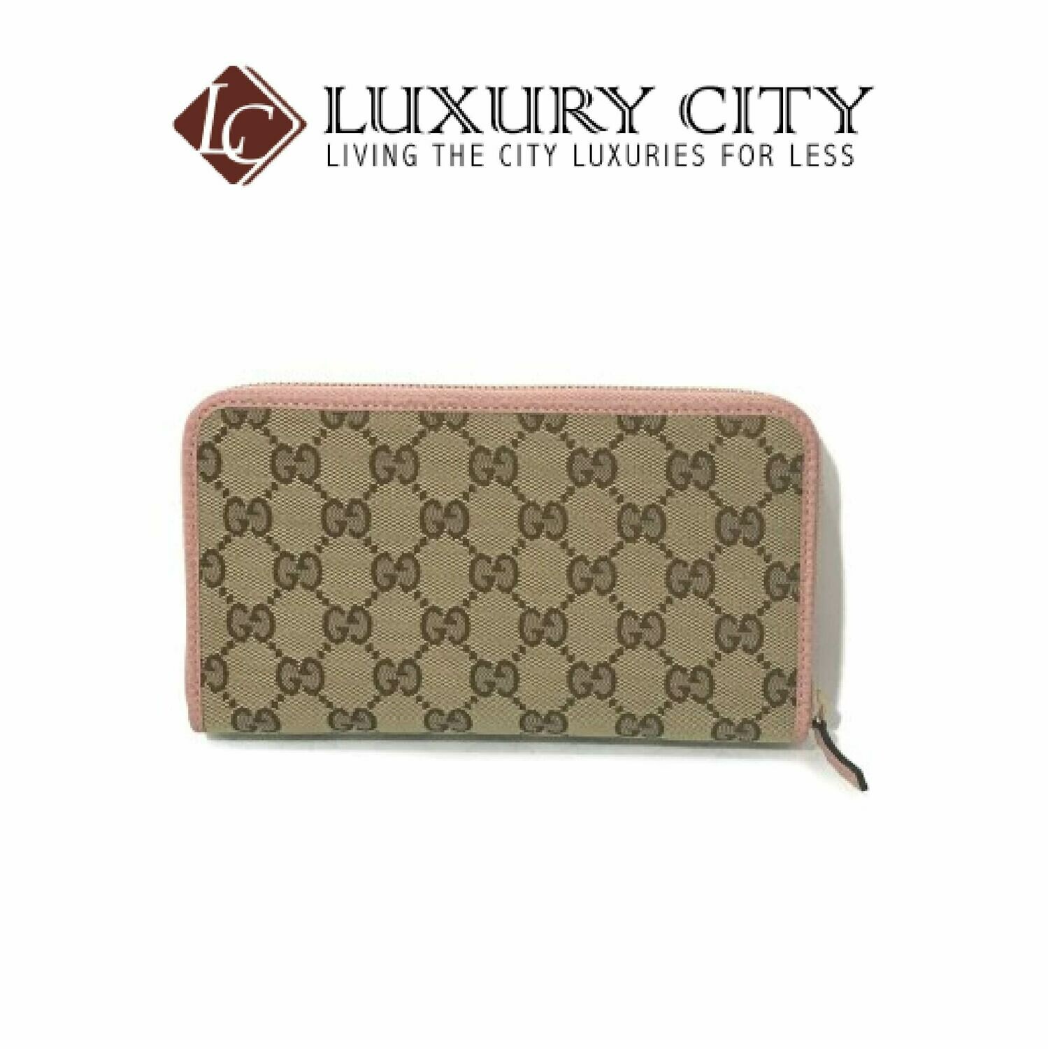 [Luxury City] Gucci Microguccissima Zip Around Wallet Pink Gucci-496085