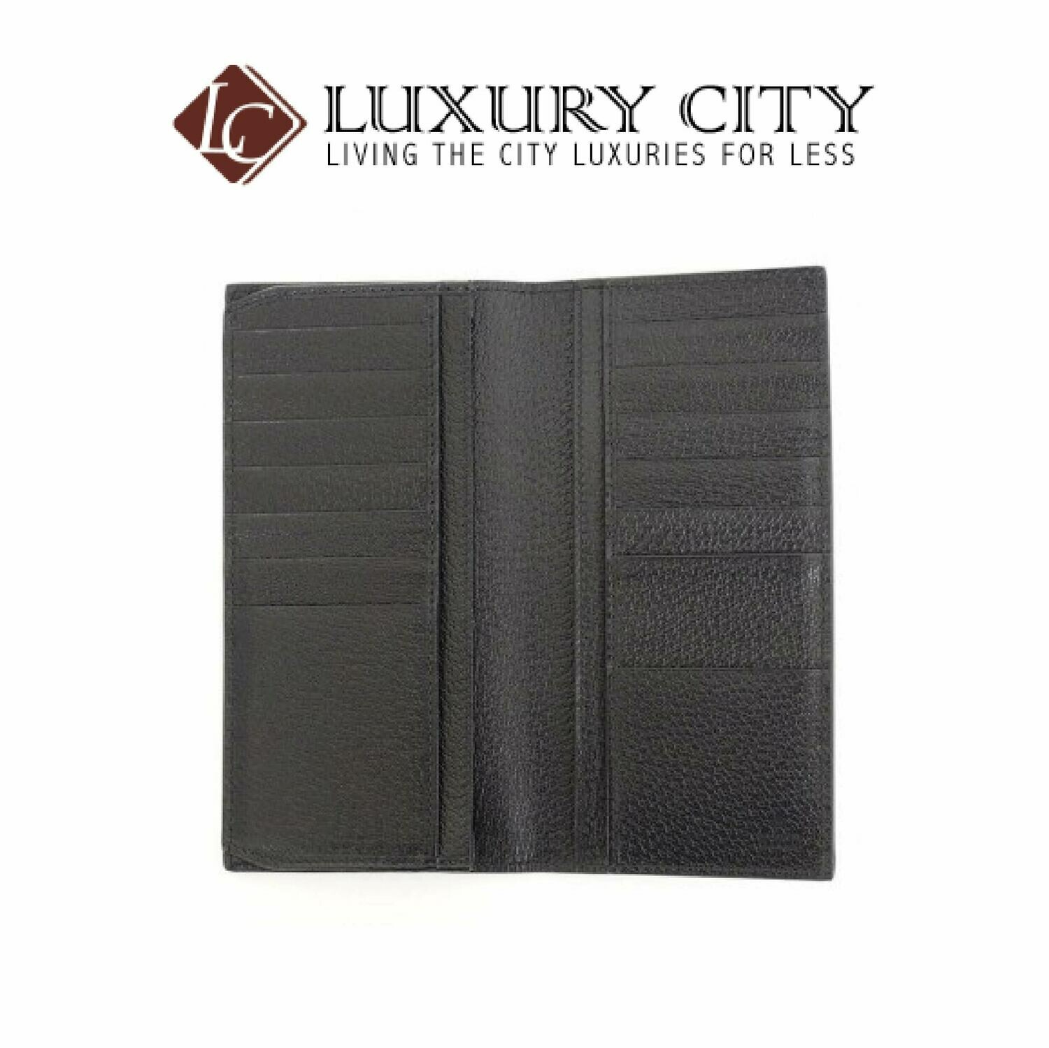 [Luxury City] Gucci Marmont Leather BI- Fold Wallet Black Gucci- 459133