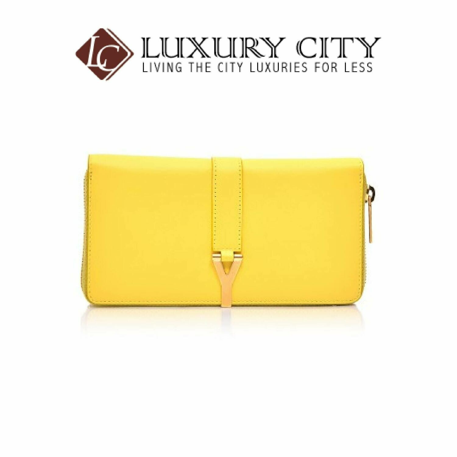 [Luxury City] Saint Laurent Y Line Zip Around Wallet