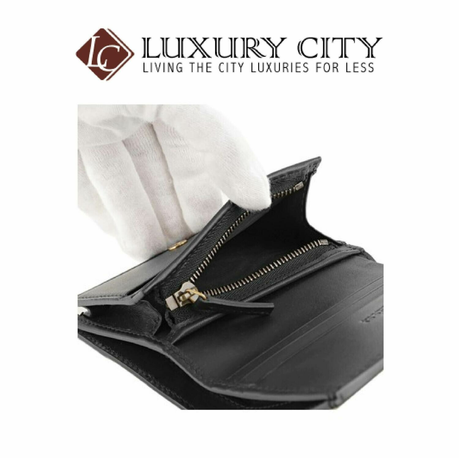 [Luxury City] Gucci Queen Margaret GG Card Case Wallet Black Gucci-476072