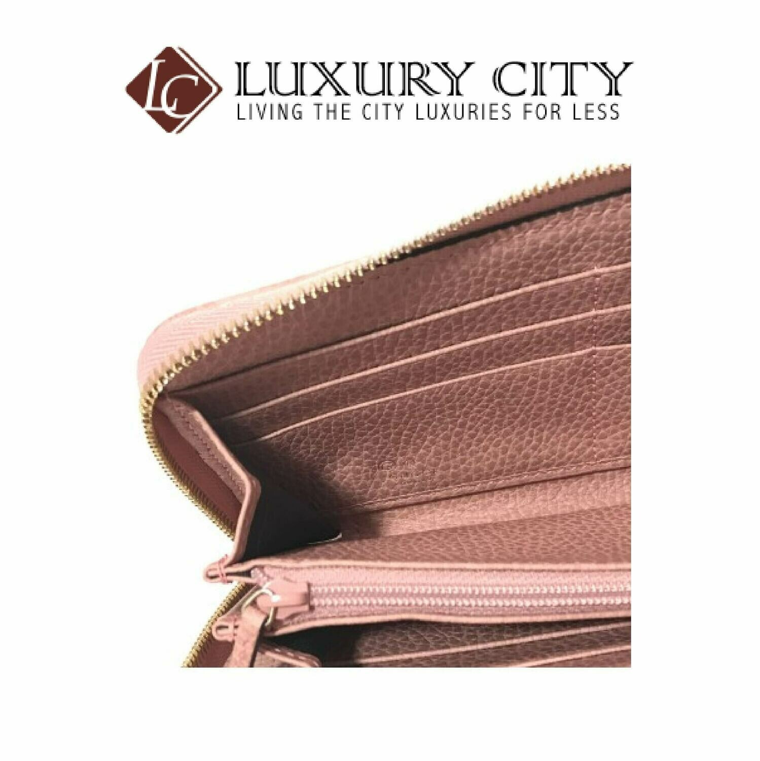 [Luxury City] Gucci Microguccissima Zip Around Wallet Pink Gucci-496085