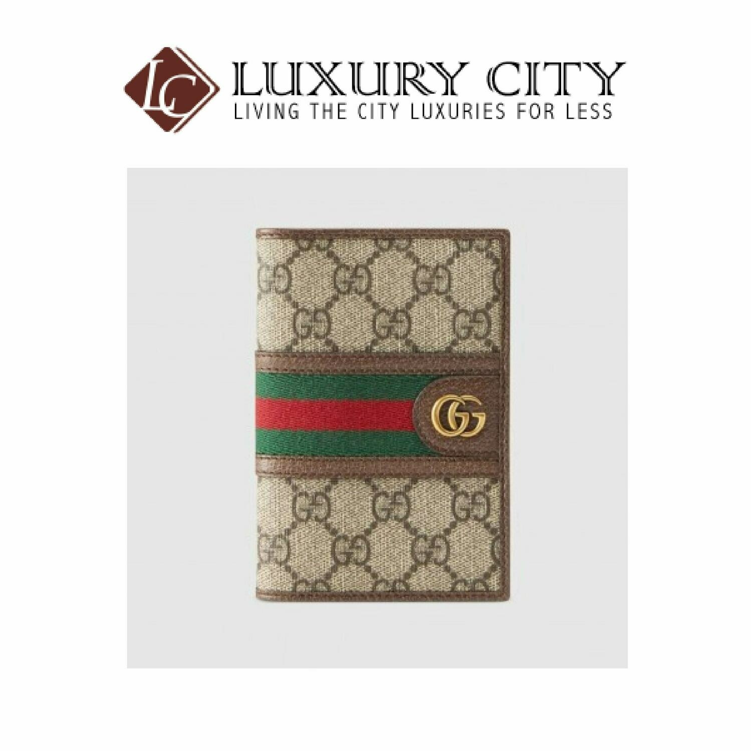 [Luxury City] Gucci Ophidia GG Brown Passport Holder