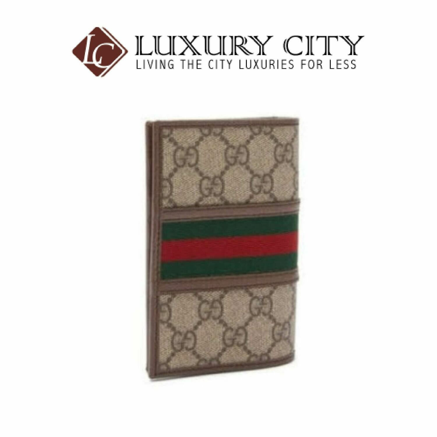 [Luxury City] Gucci Ophidia GG Brown Passport Holder