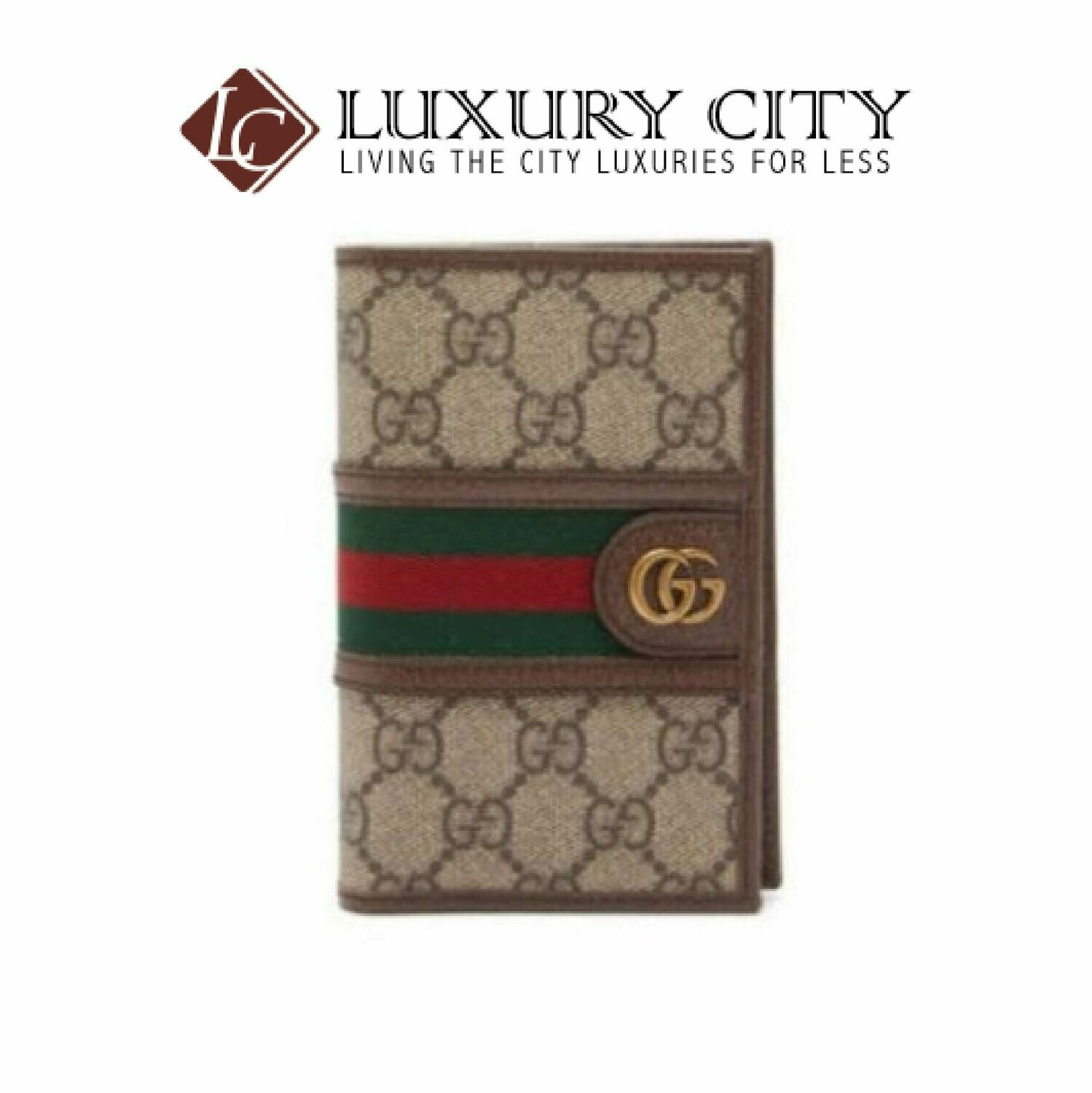 [Luxury City] Gucci Ophidia GG Brown Passport Holder