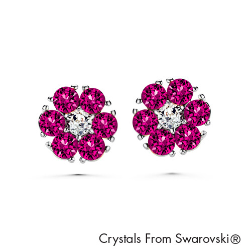 LUSH Flower Birthstone Earrings (Available in 12 Colours)