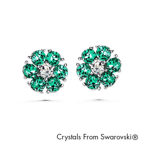 LUSH Flower Birthstone Earrings (Available in 12 Colours)