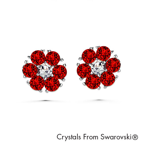 LUSH Flower Birthstone Earrings (Available in 12 Colours)