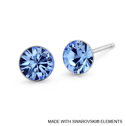 LUSH Solitaire Birthstone Stud Earring (Available in 12 Colours)