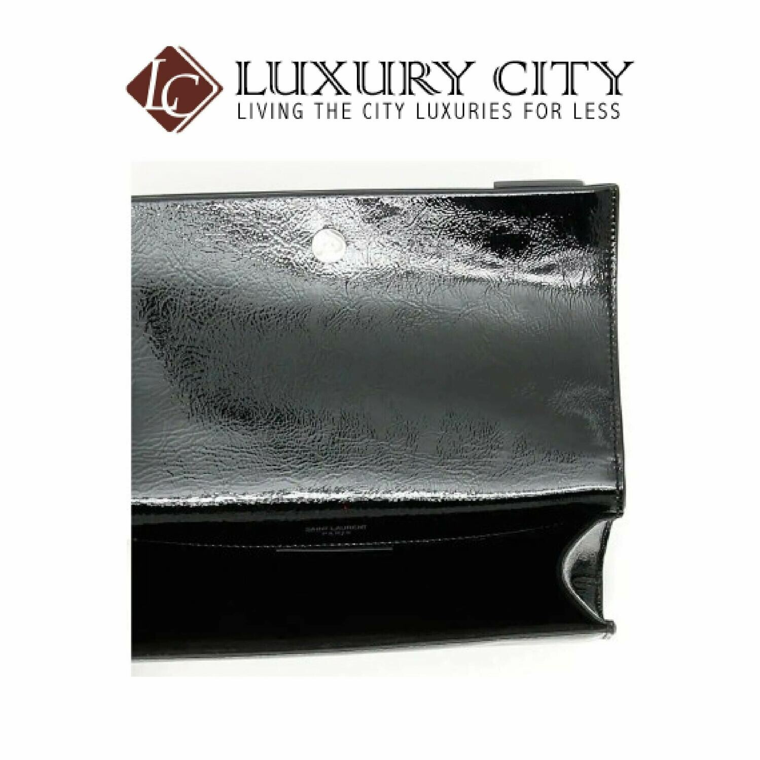 [Luxury City] Saint Laurent Smoking Clutch Black YSL-481787