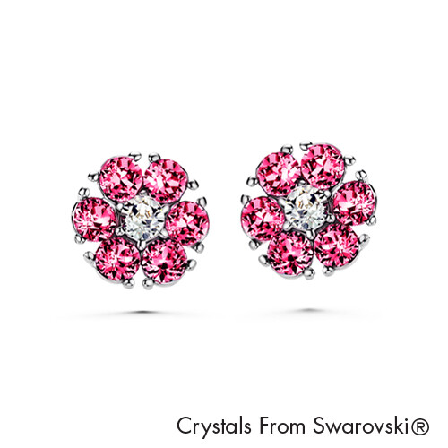 LUSH Flower Birthstone Earrings (Available in 12 Colours)