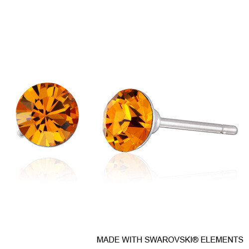 LUSH Solitaire Birthstone Stud Earring (Available in 12 Colours)