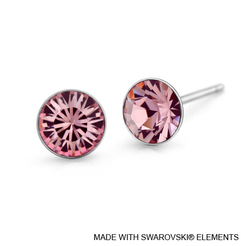 LUSH Solitaire Birthstone Stud Earring (Available in 12 Colours)