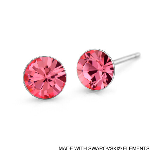 LUSH Solitaire Birthstone Stud Earring (Available in 12 Colours)