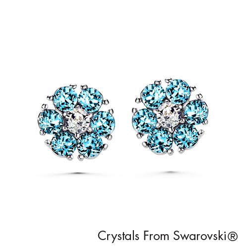 LUSH Flower Birthstone Earrings (Available in 12 Colours)