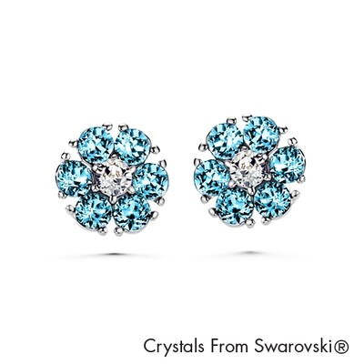 LUSH Flower Birthstone Earrings (Available in 12 Colours)