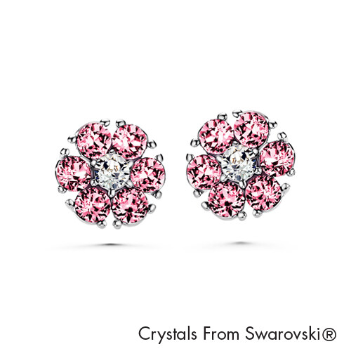 LUSH Flower Birthstone Earrings (Available in 12 Colours)