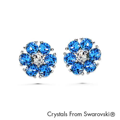 LUSH Flower Birthstone Earrings (Available in 12 Colours)