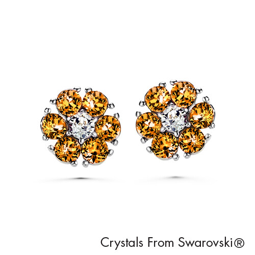 LUSH Flower Birthstone Earrings (Available in 12 Colours)