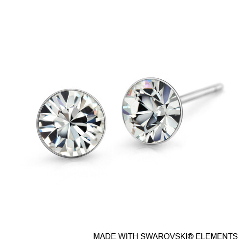 LUSH Solitaire Birthstone Stud Earring (Available in 12 Colours)