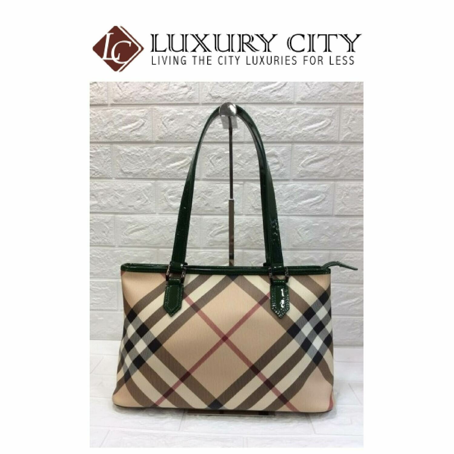 [Luxury City] Preloved Authentic Burberry Nova Check Tote Bag