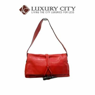 [Luxury City] Preloved Authentic Burberry Red Shoulder Bag