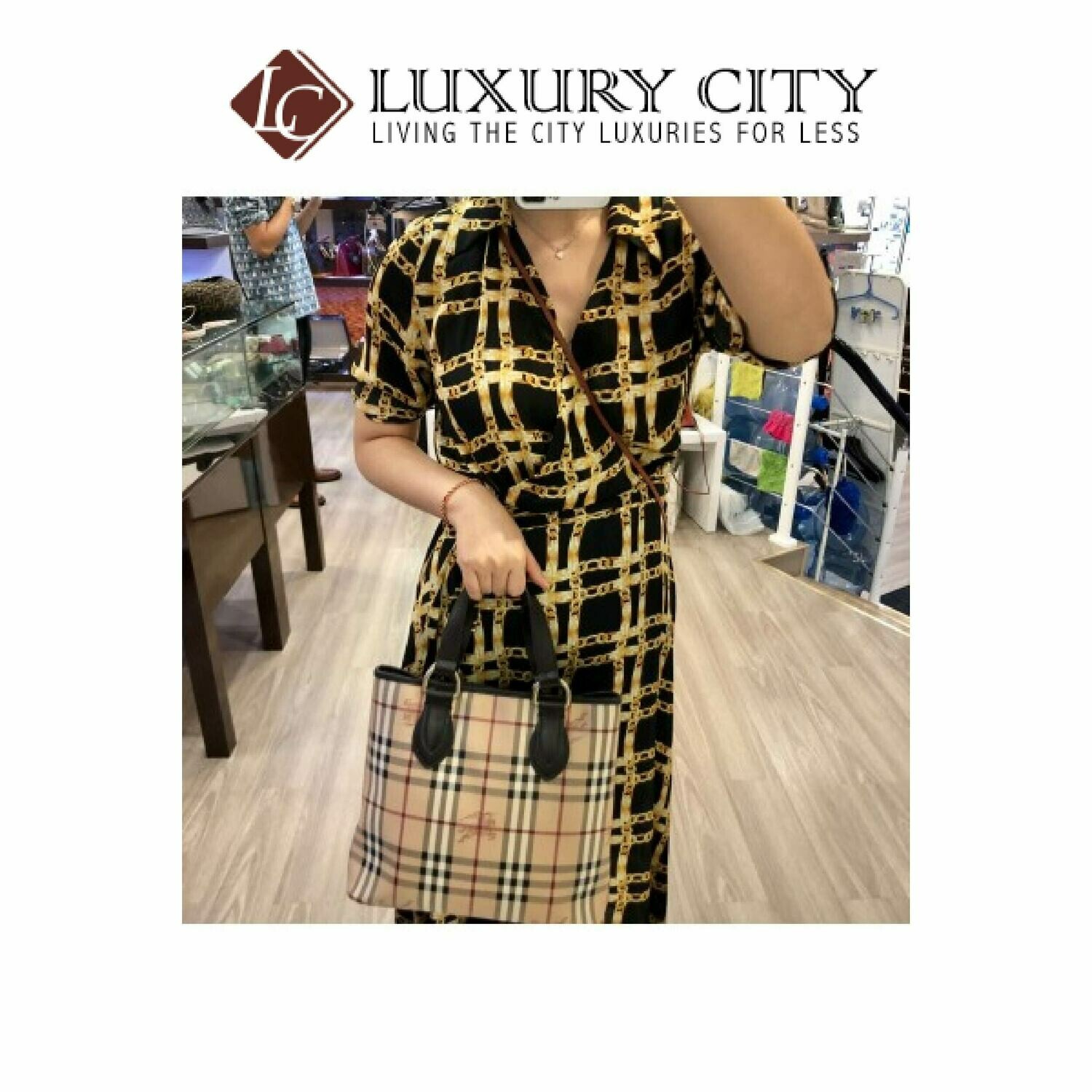 [Luxury City] Preloved Authentic Burberry Handbag