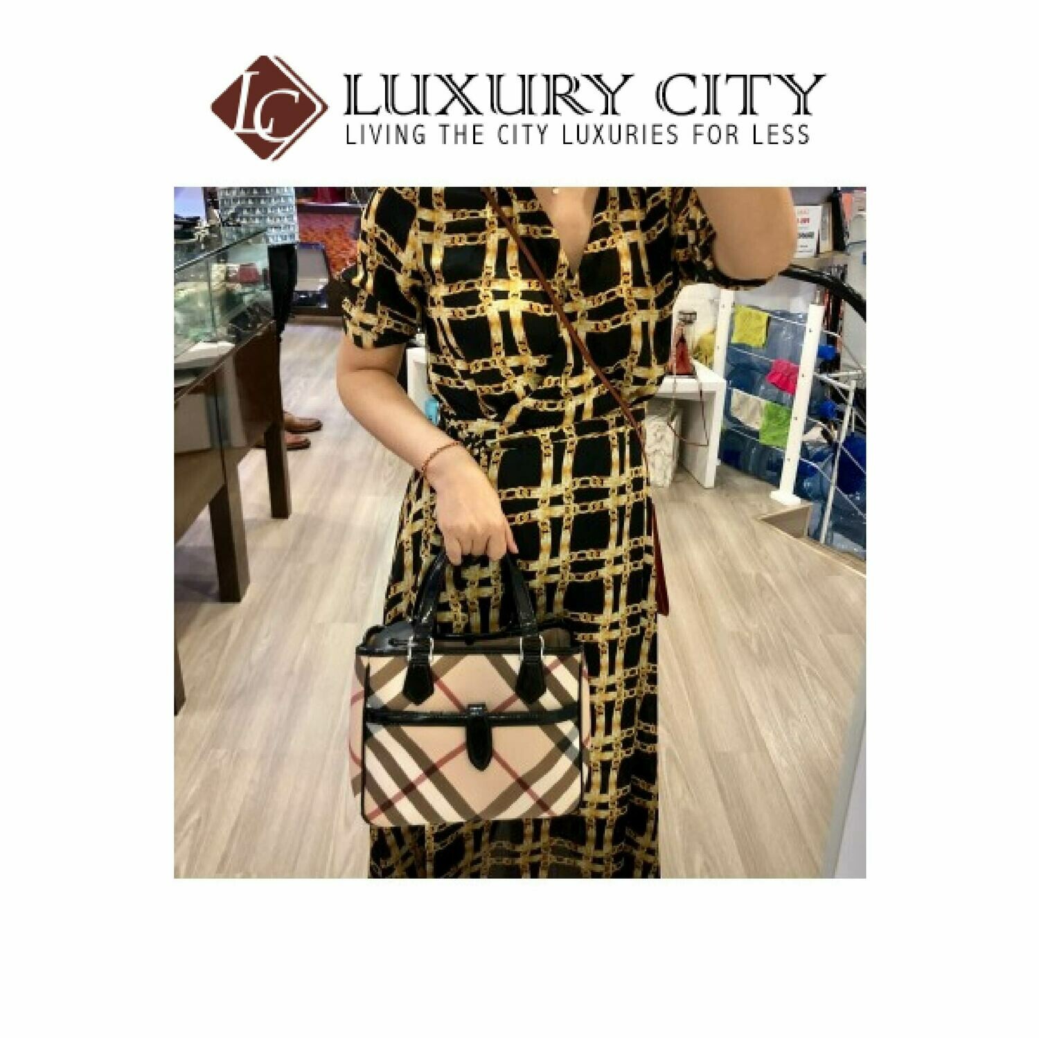 [Luxury City] Preloved Authentic Burberry Handbag