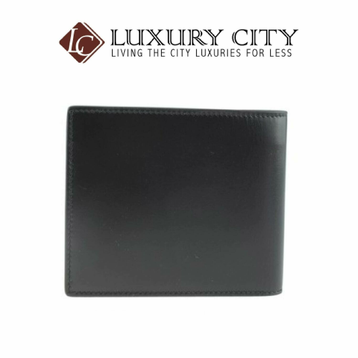 [Luxury City] Saint Laurent Monogramme Logo Folio Wallet YSL-453276 (Black)