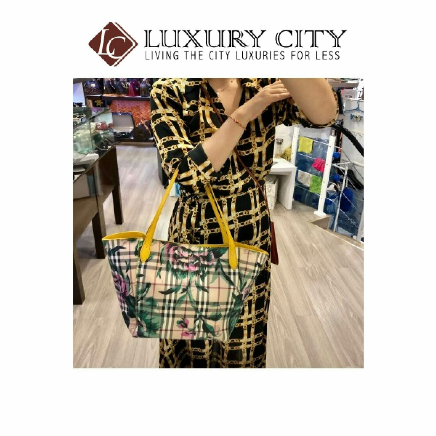 [Luxury City] Preloved Buberry Check Bag