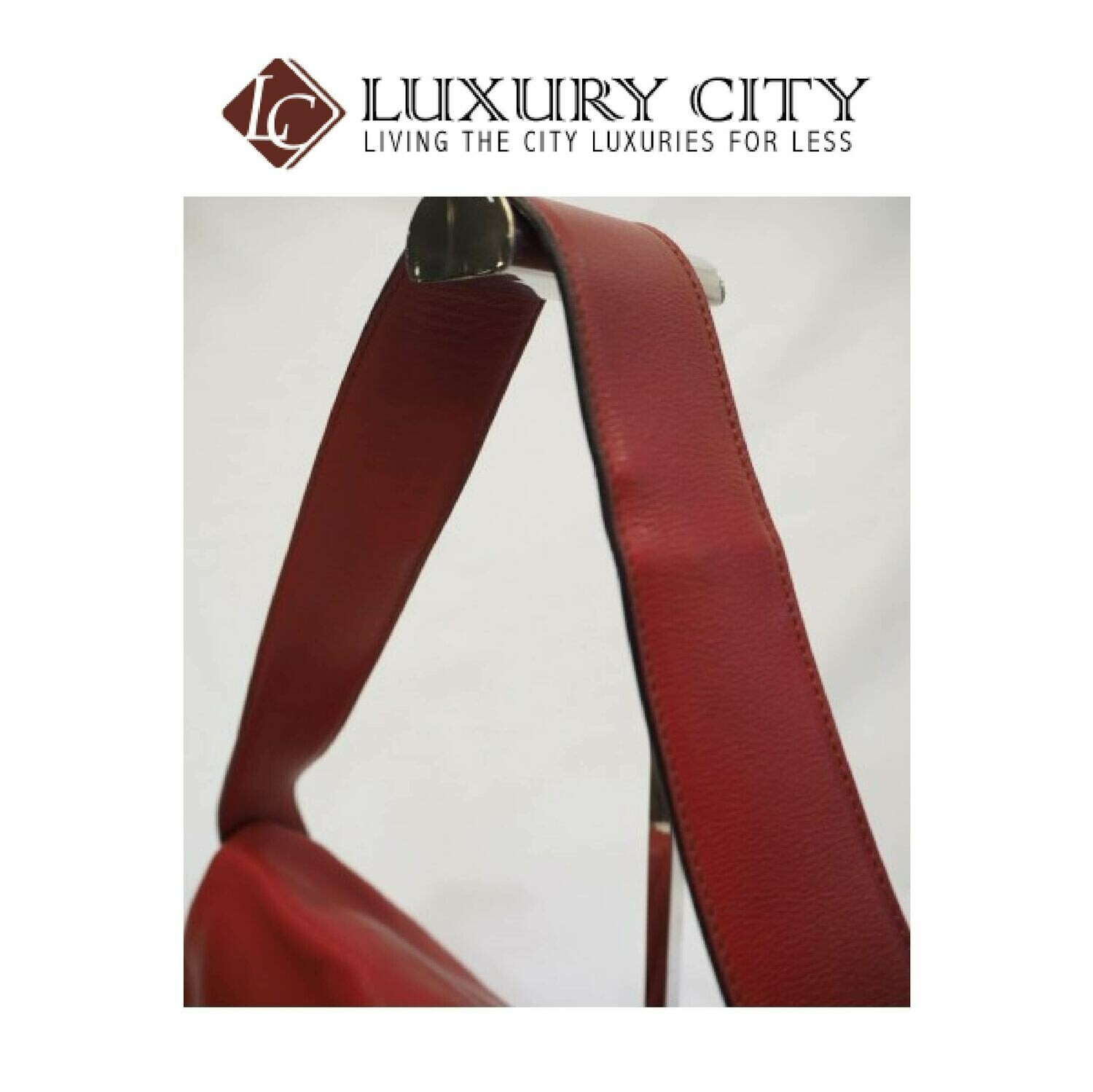 [Luxury City] Preloved Authentic Burberry Red Shoulder Bag