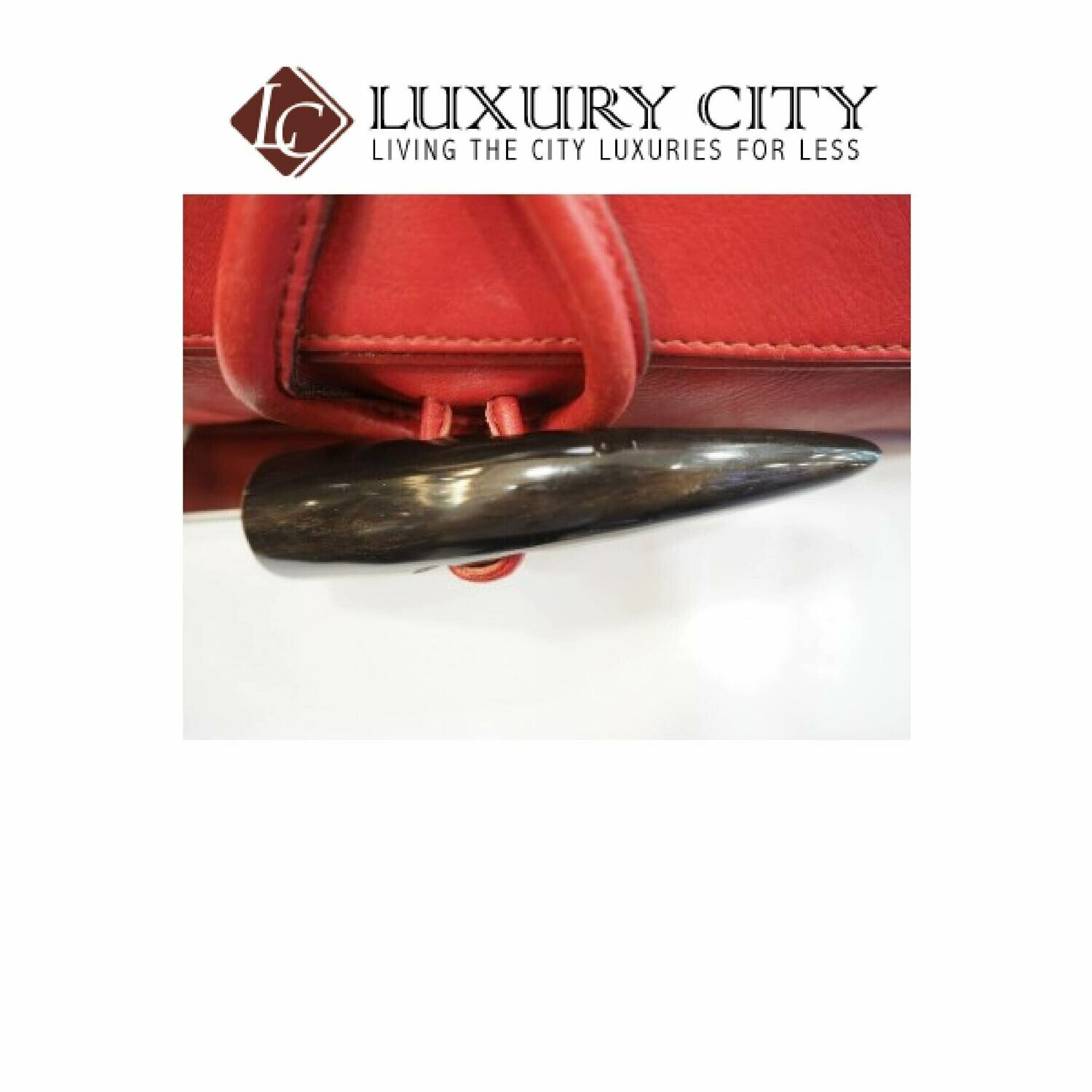 [Luxury City] Preloved Authentic Burberry Red Shoulder Bag