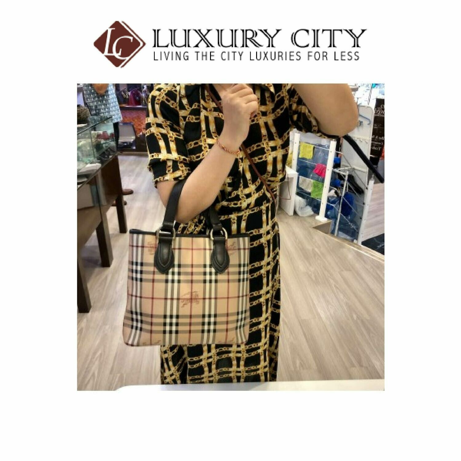 [Luxury City] Preloved Authentic Burberry Handbag