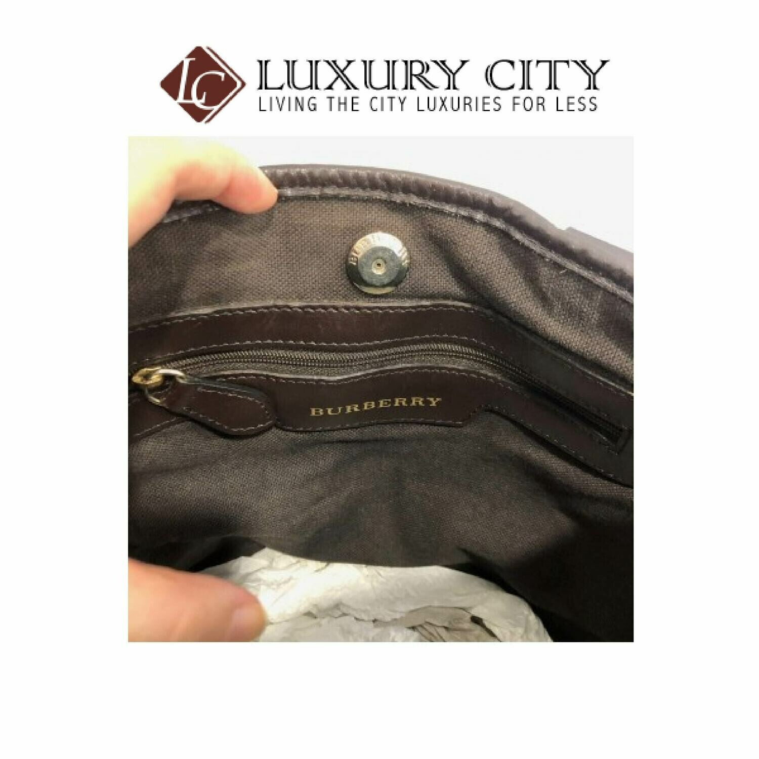 [Luxury City] Preloved Authentic Burberry Handbag