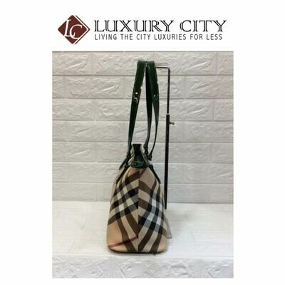 [Luxury City] Preloved Authentic Burberry Nova Check Tote Bag