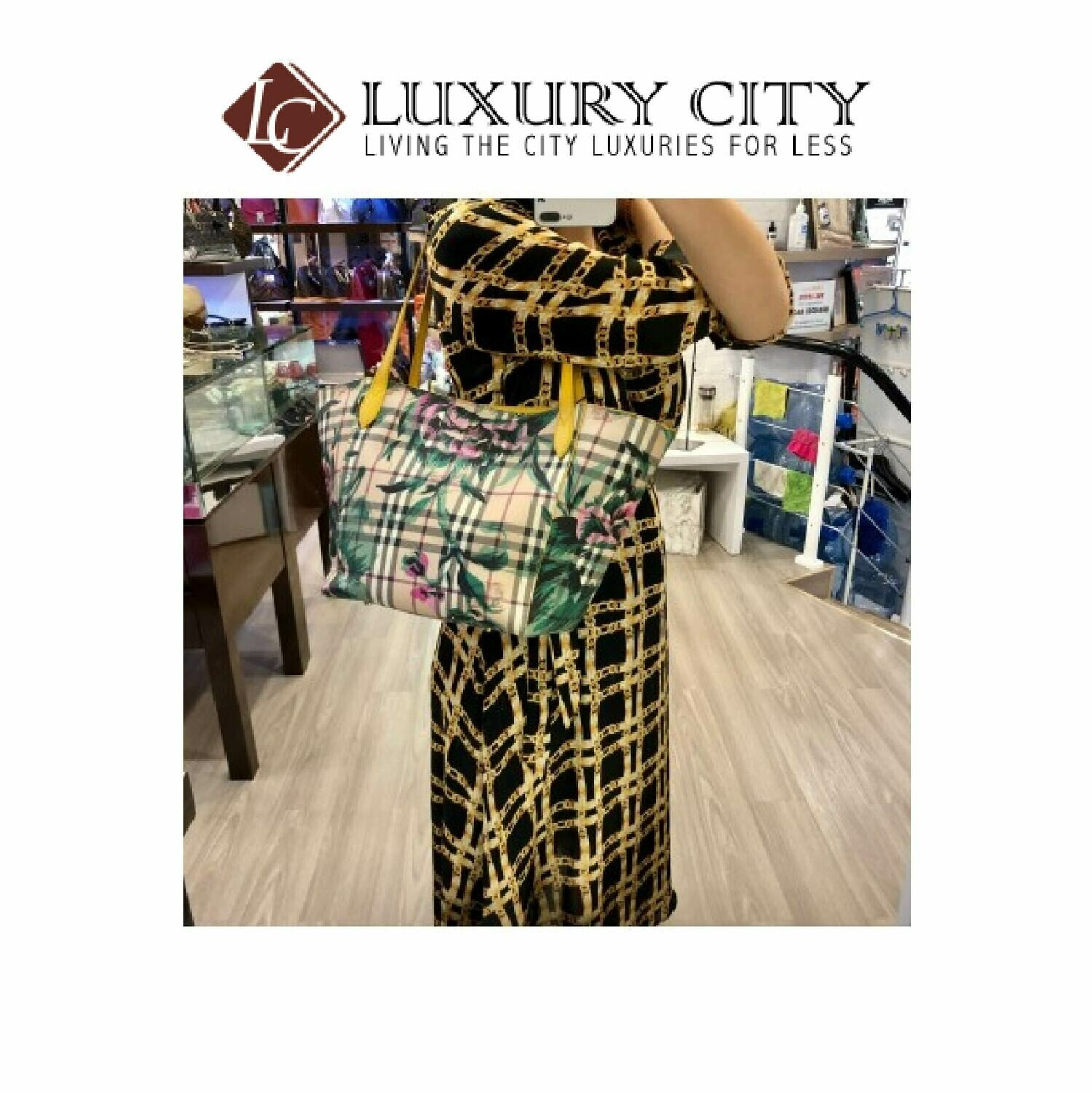 [Luxury City] Preloved Buberry Check Bag