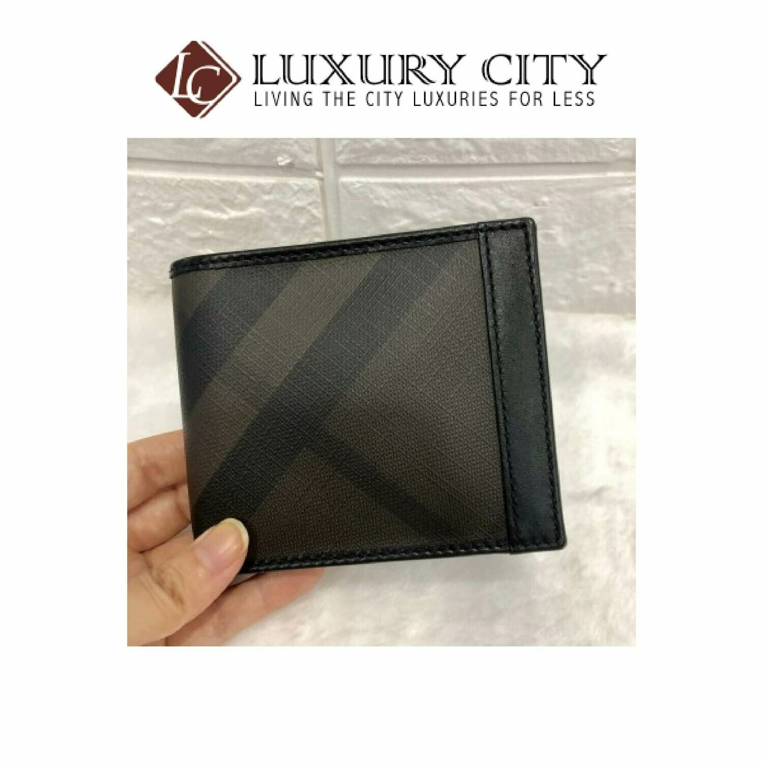 [Luxury City] Preloved Burberry Bifold Short Wallet