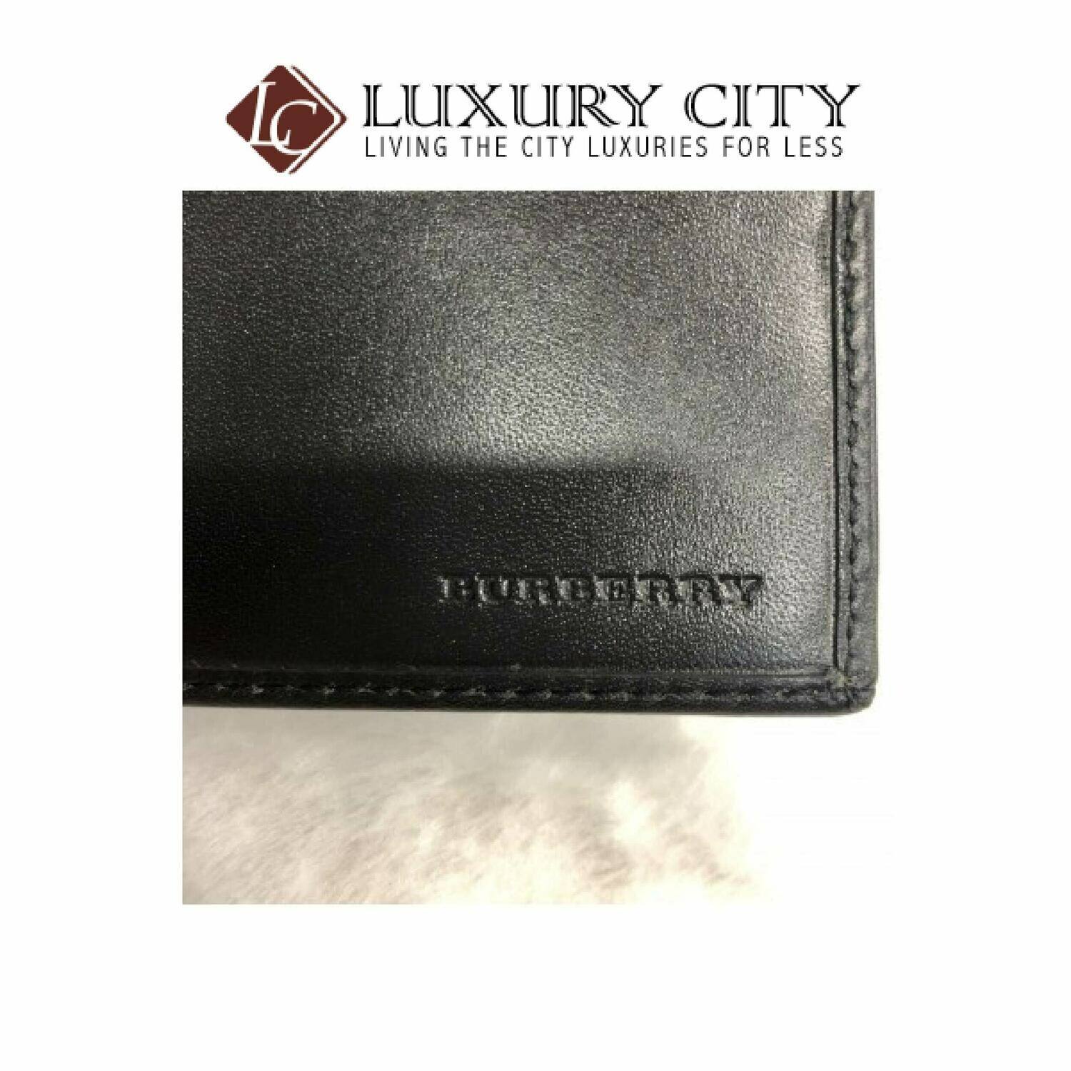 [Luxury City] Preloved Burberry Bifold Short Wallet
